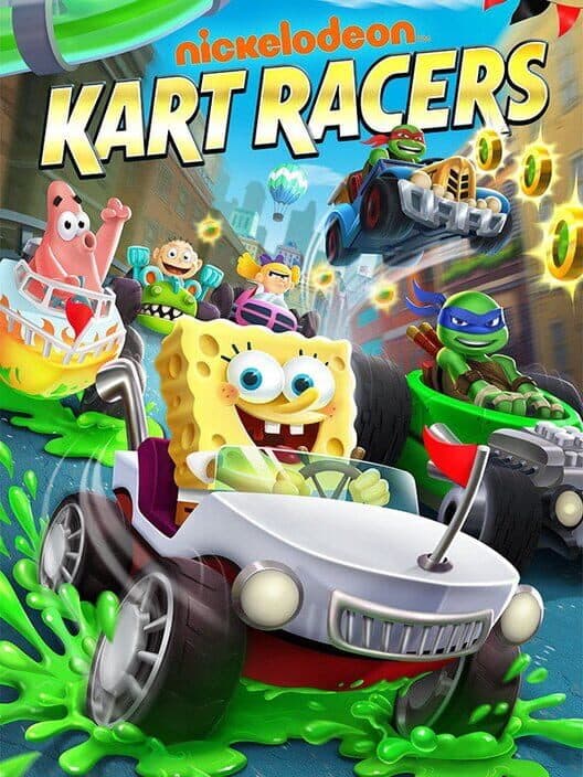 Jaquette de Nickelodeon Kart Racers