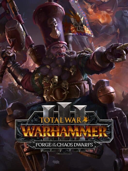 Jaquette de Total War: Warhammer III - Forge of the Chaos Dwarfs