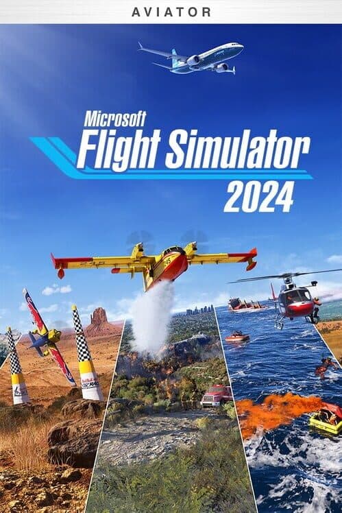 Jaquette de Microsoft Flight Simulator 2024 - Aviator Edition