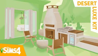 Les Sims 4 Kit Luxe dans le désert
