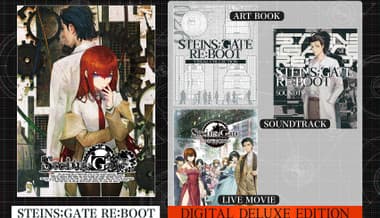 Jaquette de STEINS;GATE RE:BOOT Digital Deluxe Edition