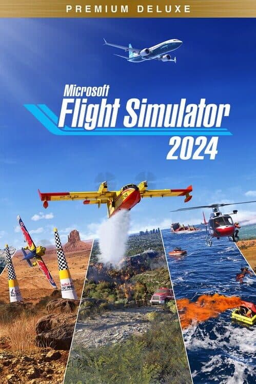 Jaquette de Microsoft Flight Simulator 2024 - Premium Deluxe Edition